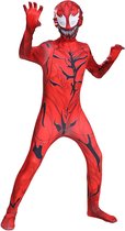 Superheldendroom - Venom Carnage - 122 (6/7 Jaar) - Verkleedkleding - Superheldenpak