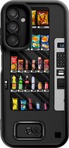 Samsung Galaxy A14 zwarte case - Snoepautomaat - Zwart - Hard Case TPU Zwart - Snoep - Casimoda
