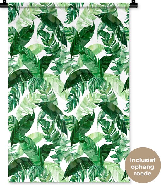 Tapisserie - Tapisserie - Feuilles - Vert - Motif - 60x90 cm - Tapisserie