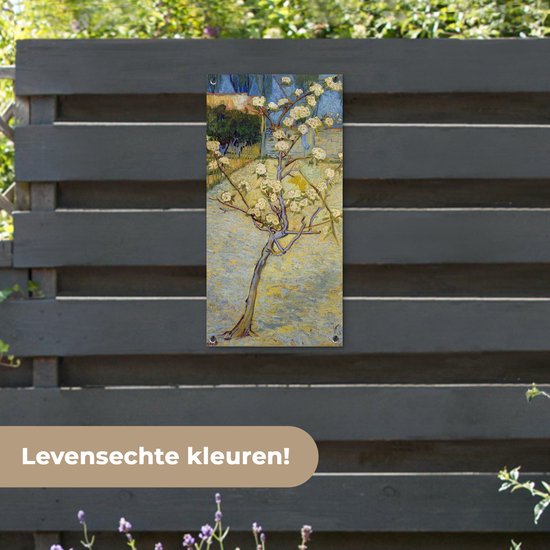 Affiche de jardin Poirier en fleurs - Vincent van Gogh - 40x80 cm