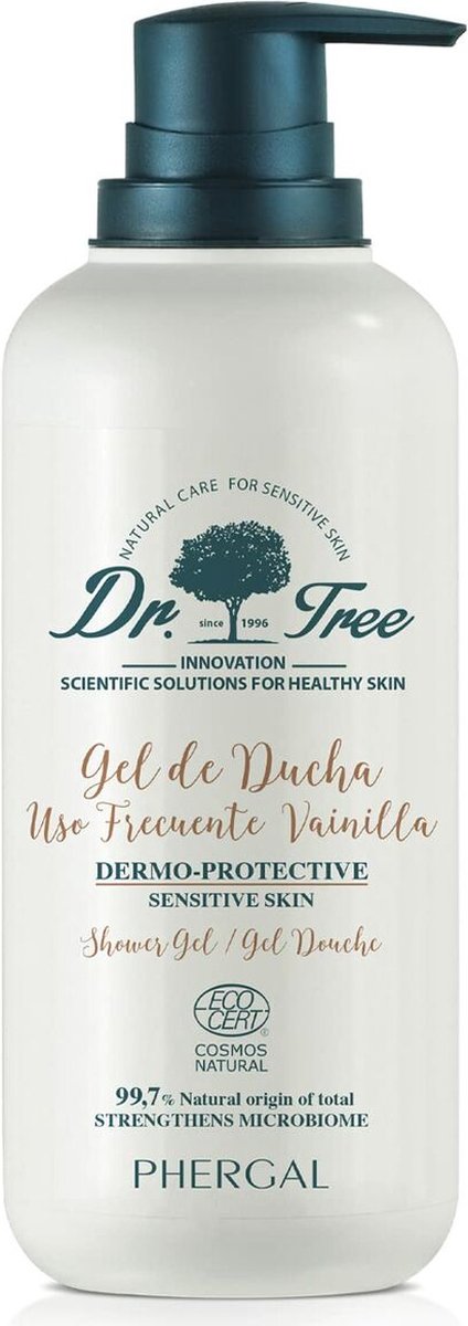 Douchegel Dr. Tree Gevoelige huid Vanille Dagelijks Gebruik 500 ml