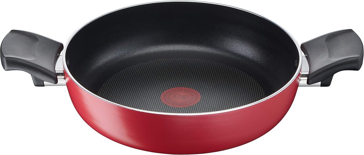 Mediterrane pan, anti aanbaklaag, 2 handgrepen, aluminium