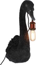 Wandlamp - Dierenlamp Zwaan Zwart