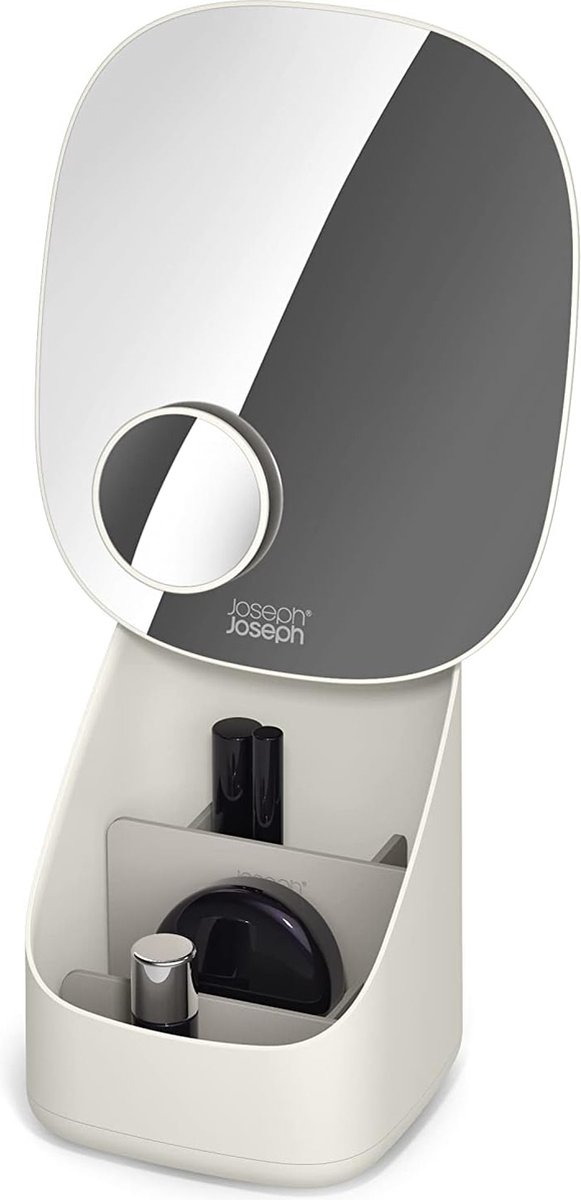 Goedkoopste staande spiegel en make-up organizer met verwijderbare verdeler