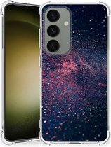 Smartphone hoesje Geschikt voor Samsung Galaxy S24 Mobiel Case met transparante rand Stars