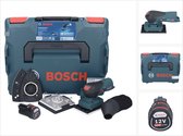 Bosch GSS 12V-13 Professionele accu vlakschuurmachine 12 V + 1x accu 2.0 Ah + L-BOXX - zonder oplader