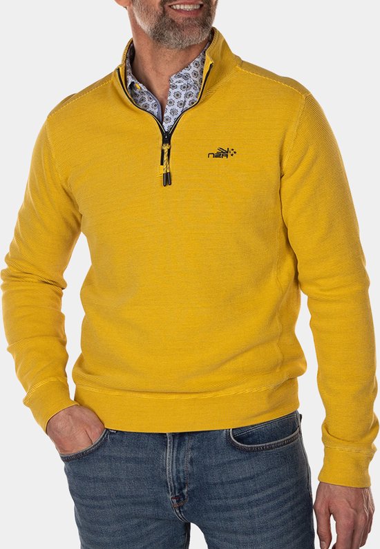 NZA New Zealand Auckland Pull à manches longues - 23GN305 Whakapara Yellow (Taille: XXL)