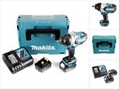 Makita DTW 1002 RMJ accu slagmoersleutel 1/2" 18V 1000Nm borstelloos + 2x oplaadbare accu 4.0Ah + lader + Makpac