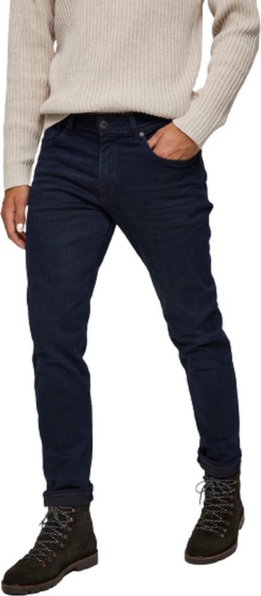Selected Scott 6155 Straight Super Stretch Jeans Blauw 34 / 34 Man