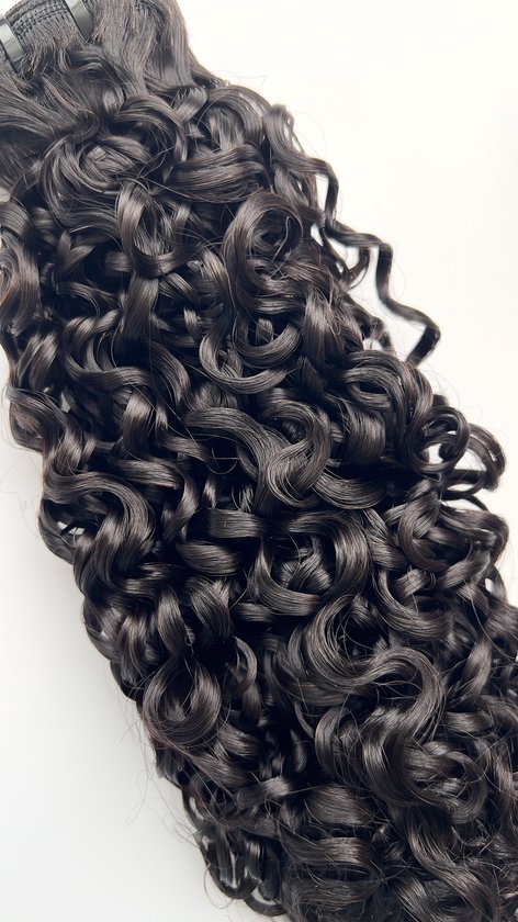 Pissy curls bundle 16 inch - Double drawn Peruvian human haar, natural ...