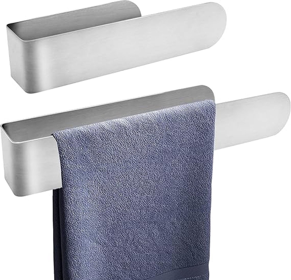 SHOP YOLO-handdoekenrek badkamer-Handdoekhouder zonder boren 20 cm-30 cm
