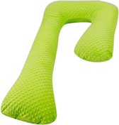 Voedingskussen / Zwangerschapskussens | J-vorm 235 cm | Groen