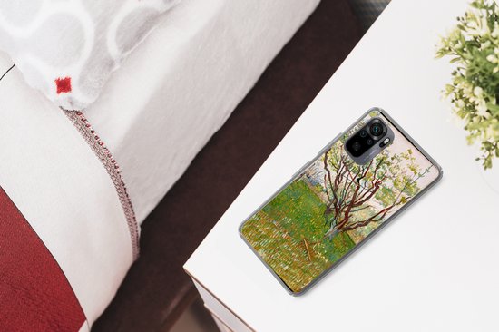 Coque Xiaomi Redmi Note 10 - Verger en fleurs - Vincent van Gogh - Coque de téléphone en Siliconen