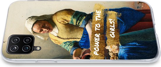 Coque Samsung Galaxy A12 - Melkmeisje - Vermeer - Citation - Siliconen