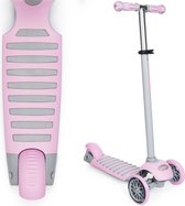 Boppi - kinderstep met drie wielen - verstelbaar stuur - extra grote hielrem (roze)