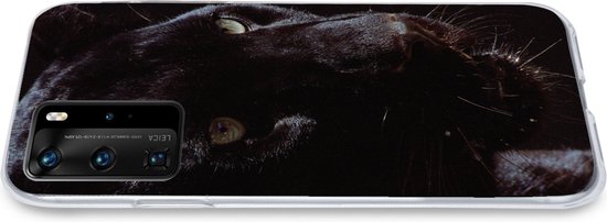 Coque Huawei P40 Pro - Panthère - Animal - Zwart - Coque de téléphone en Siliconen