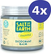 Salt of the Earth Unscented Deodorant Balsem (4x 60gr)