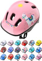 Baby fietshelm - Fietshelm baby - Kinderfiets helm - Fietshelm voor jongens & meisjes - Roze - Maat S/M (48-52 cm omtrek) - Houd je kind veilig op de fiets!