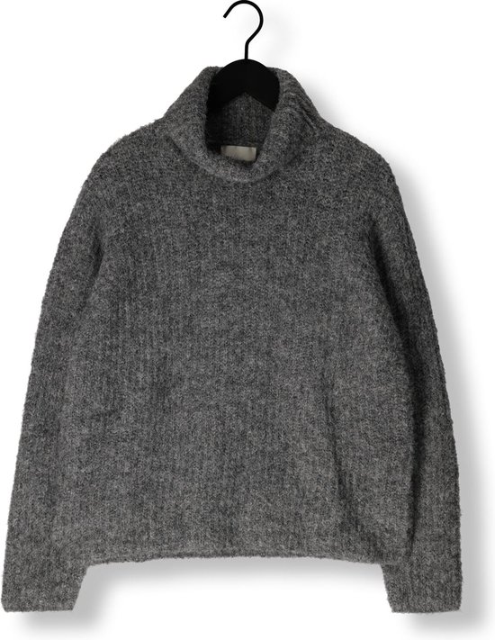 My Essential Wardrobe Meenahw Knit Rollneck Truien & vesten Dames - Sweater - Hoodie - Vest- Grijs - Maat M