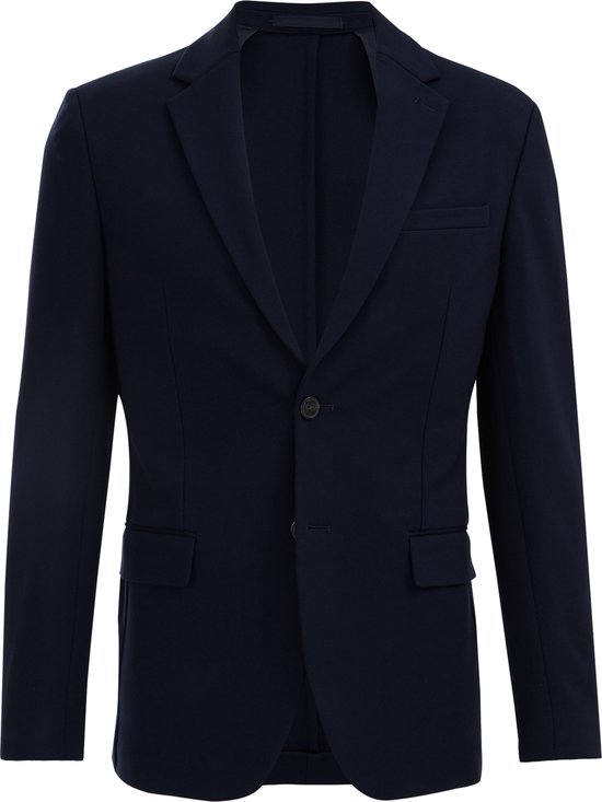 WE Fashion Heren slim fit blazer met stretch