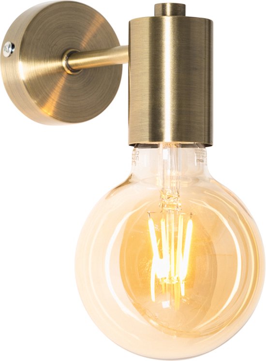 QAZQA facil - Wandlamp voor binnen - 1 lichts - D - Woonkamer | Slaapkamer | Keuken