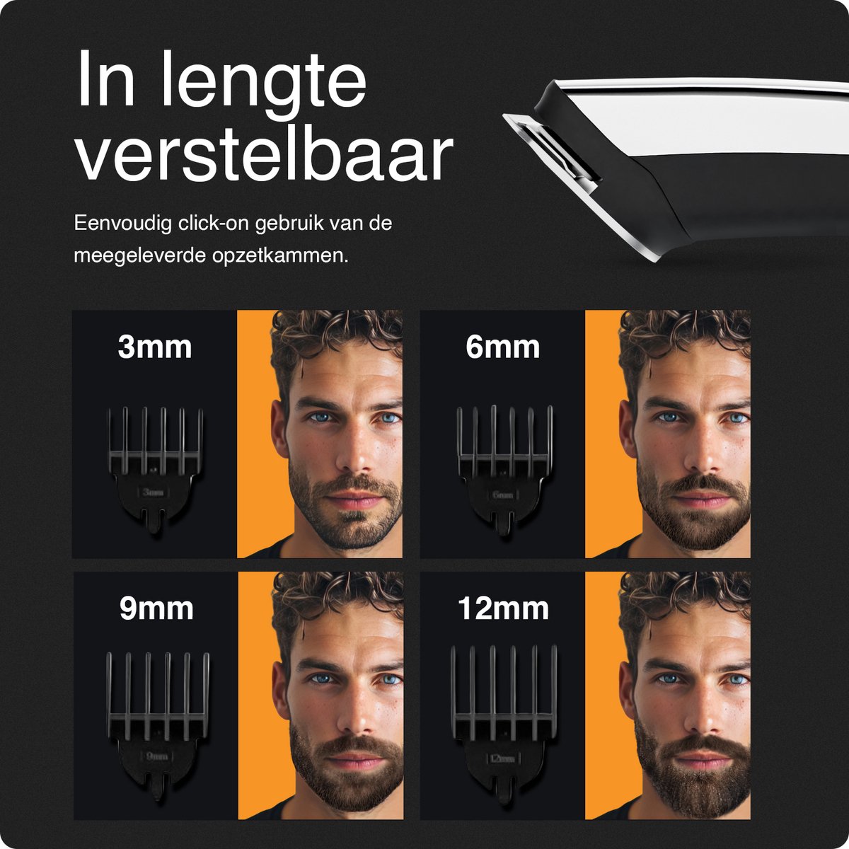 Skoov 6 in 1 Baardtrimmer- Bodygroomer - Scheer apparaat - Voor lichaam, schaamstreek, neus en baard - Trimmer mannen - Tondeuse thumbnail 6
