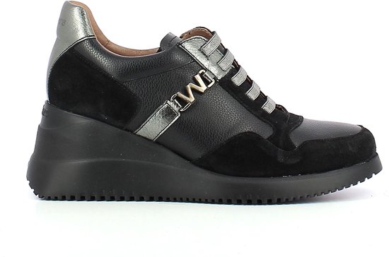 Wonders Eva - dames sneaker - zwart - (EU) (UK)