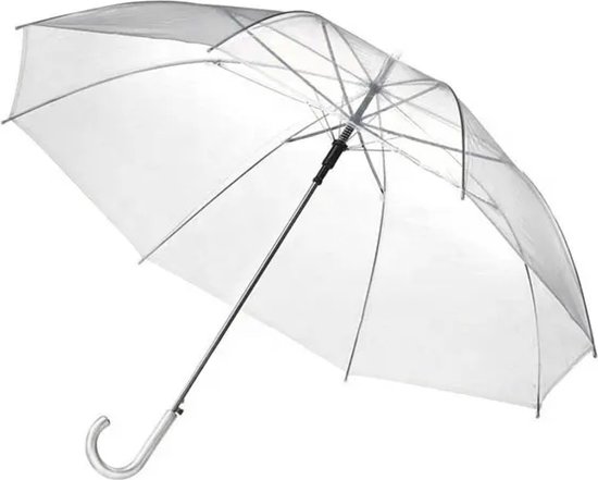 Muntel® Transparante Paraplu - Doorzichtig - Voor Volwassenen - Ø 94 cm