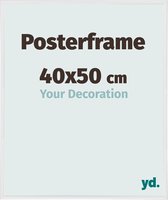 Posterlijst 40x50 cm - Kunststof - Wit Hoogglans - Paris