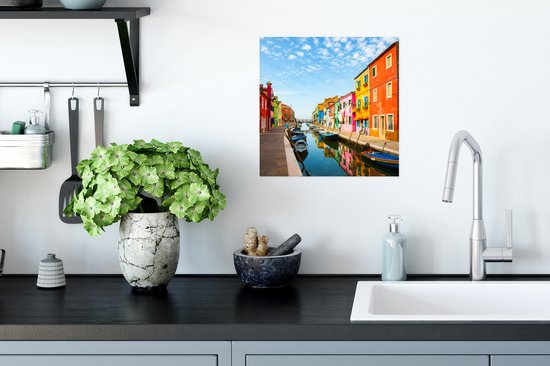 Affiche Italie - Maisons - Couleurs - 30x30 cm