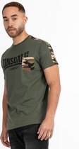 Lonsdale T-Shirt Huxter T-Shirt normale Passform Olive/Black-XL