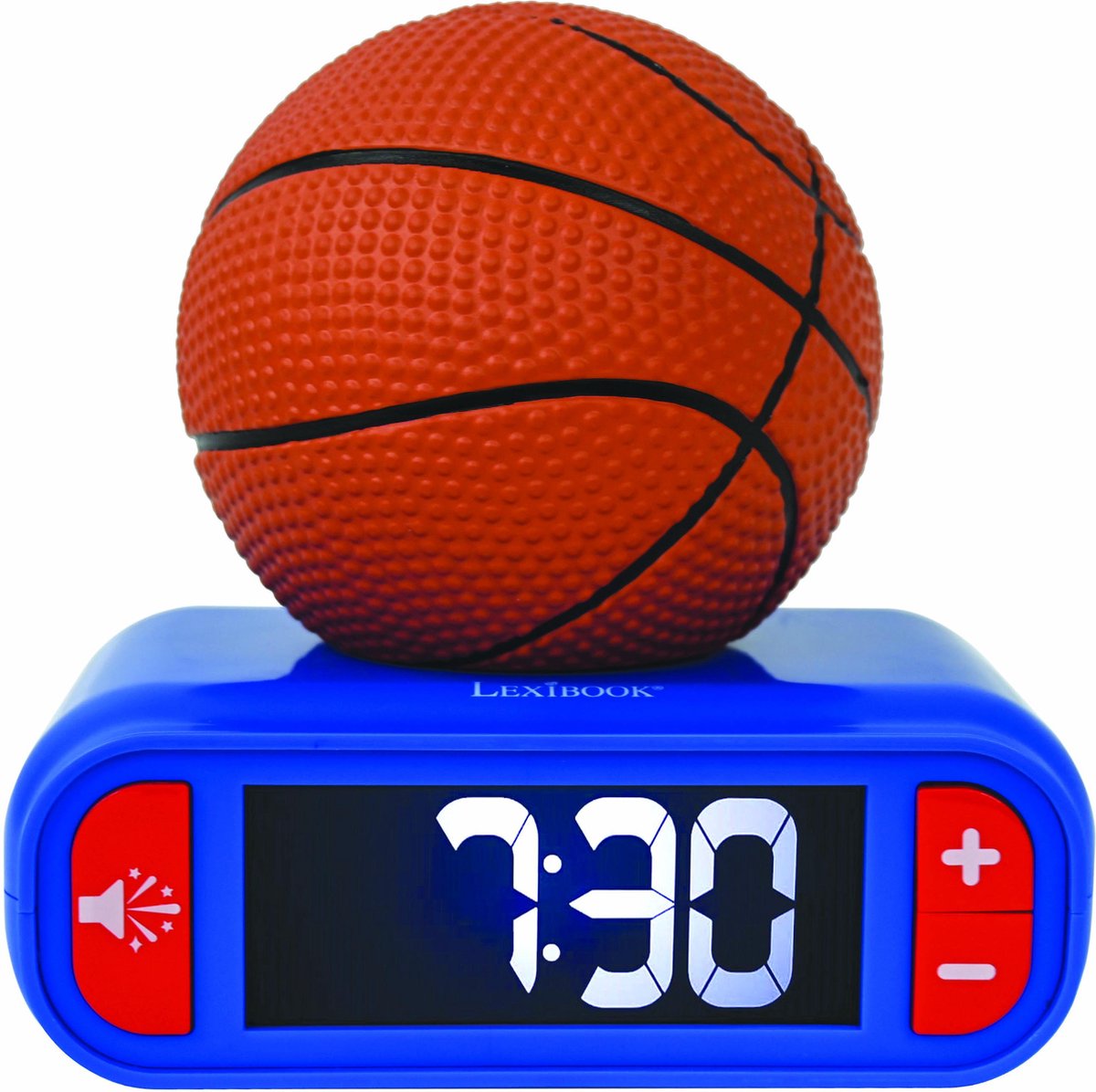 Digitale wekker met 3D Basketball nachtlampje en geluidseffecten