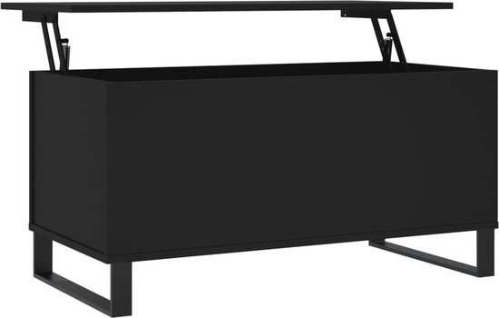 vidaXL-Salontafel-90x44,5x45-cm-bewerkt-hout-zwart