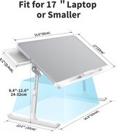 Bed table - Foldable Tray - laptop table for bed, laptoptafel voor bed, laptoptafel voor lezen of ontbijt, 60 * 32cm