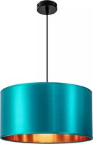 TooLight Hanglamp APP954-1CP - E27 - 40 cm - Blauw/Goud