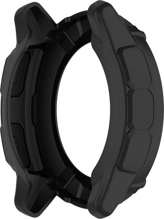 Étui de protection Strap-it TPU - adapté pour Garmin Instinct 2x (50 mm) - étui noir absorbant les chocs pour le plus grand Instinct 2x