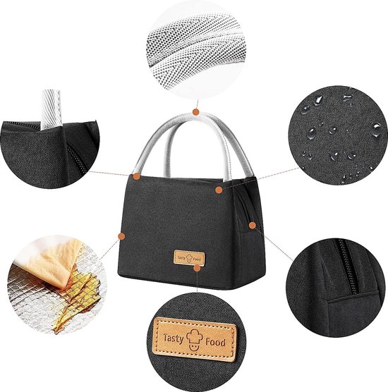 PEARL mini koelbox: Vouwbare mini-koeltas, geïsoleerd