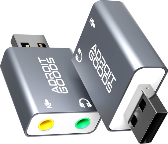 AdroitGoods Externe USB (3D) Geluidskaart