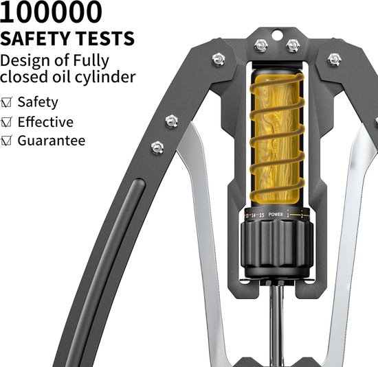 Twisters Armtrainer – Hydraulischer Brustexpander 0-80 Kg Verstellbar | Power Twister Für Schultern & Arme
