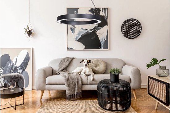 Moderne LED Hanglamp, Lineaire hanglamp dimbaar met afstandsbediening