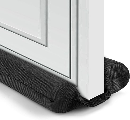 Forecronic Tochtstoppers voor de deur Decoratieve Windstopper 96cm voor Deur & Raam, Verzwaarde Tochtstopper Geluidsblokker voor Onderkant Deur - Khaki Kat 38