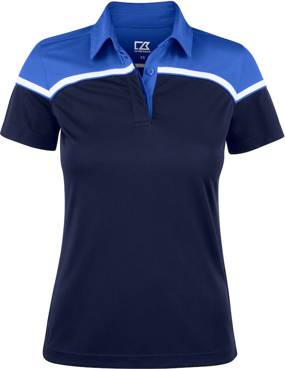 Cutter & Buck Seabeck Polo Dames 354429 - Dark Navy/ Royal Blauw - L