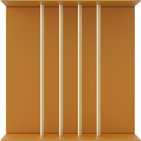 Foto: Umage teaser shelf aluminium wandrek saffron yellow