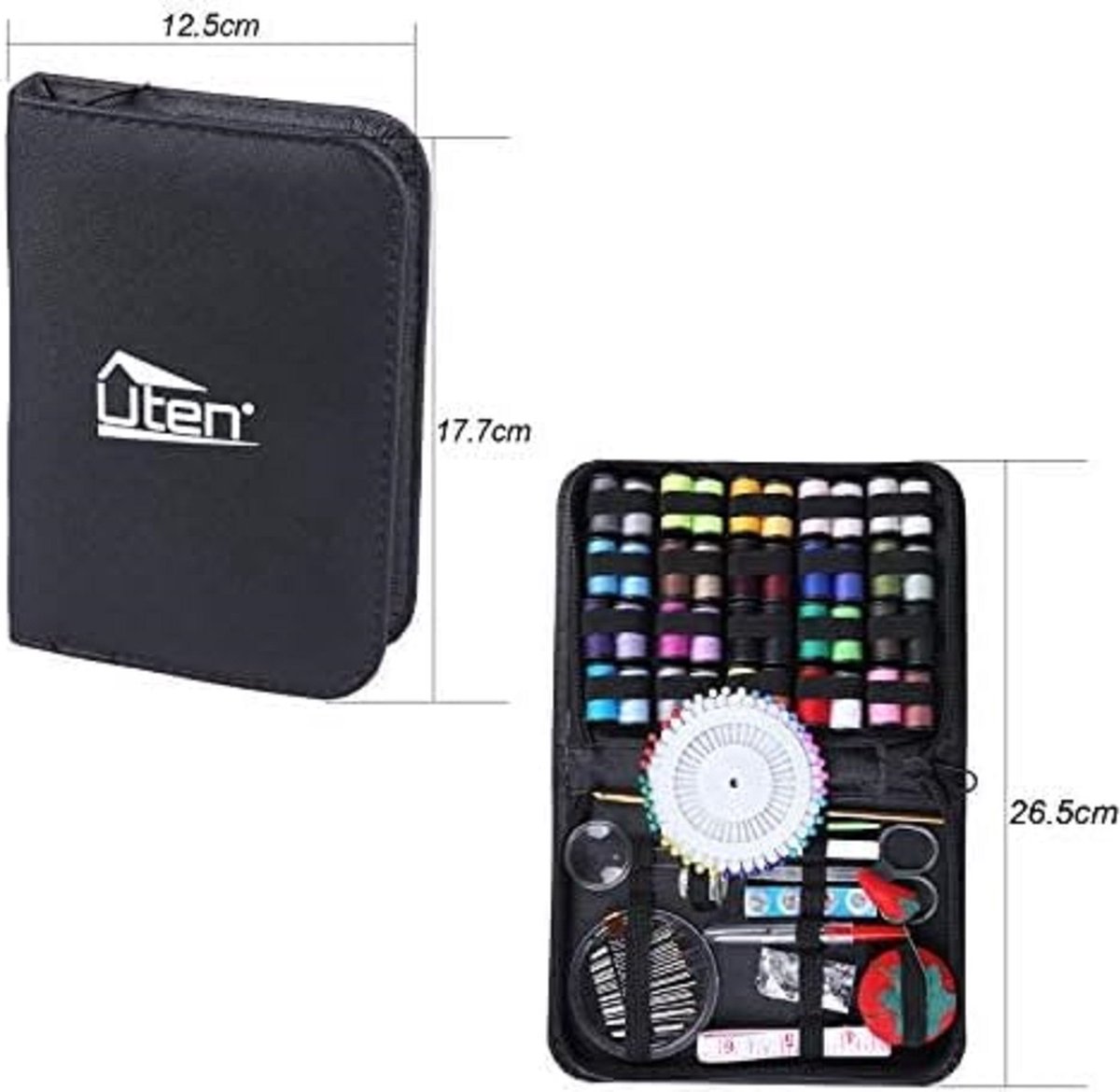 Naaiset met naai-accessoires,