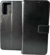 Portemonnee Book Case Hoesje Geschikt voor: Realme 8 Pro / Realme 8 - Zwart