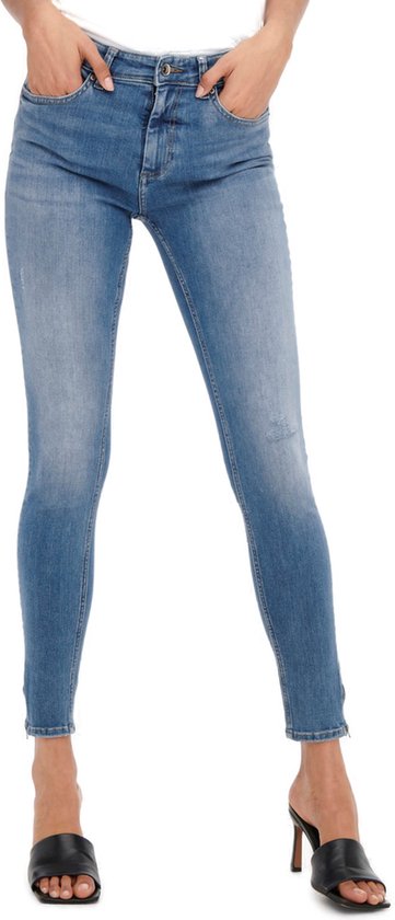 UNIQUEMENT SUR LBLUSH MID SK ANK ZIP DNM TAI848 NOOS Jeans pour femme - Taille XS x L34