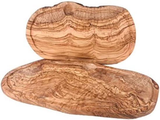Massief olijfhouten snijplank | Lengte 33cm - Breedte 21cm - Dikte 3cm | Olijfhouten producten kopen | Olijfhout productinformatie | Olijfboom Specialist Overloon