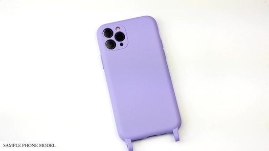 Cadorabo Mobiele telefoon ketting geschikt voor Apple iPhone 13 PRO in LIQUID TURKOOIS - Silicone beschermhoes met lengte verstelbare koord riem