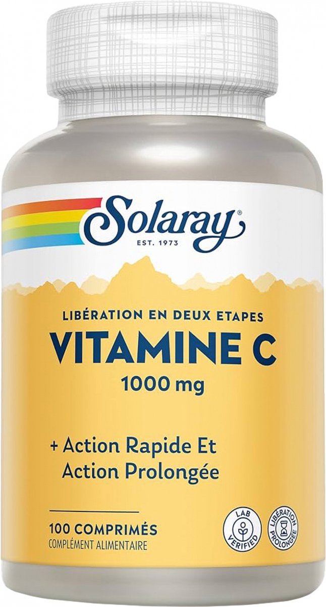 Solaray Vitamine C 1000 mg 100 Tabletten