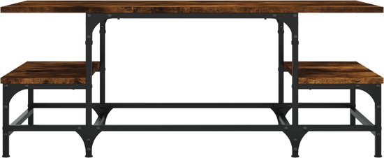 vidaXL-Salontafel-100x50,5x40-cm-bewerkt-hout-gerookt-eikenkleurig